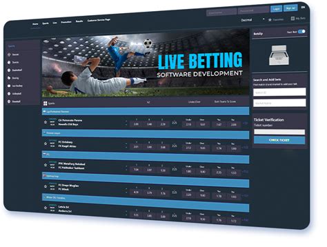 Live Betting Software .
